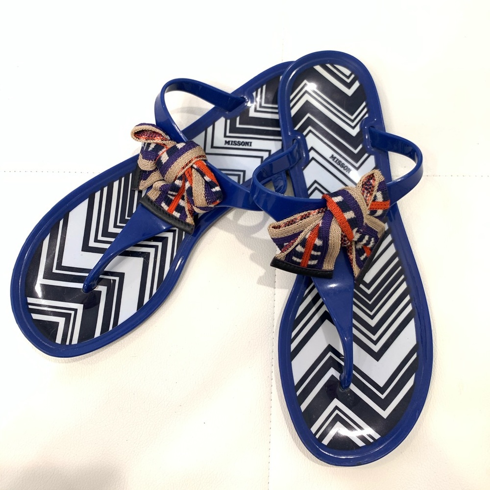 MISSONI Jelly Flip Flops Sz 40